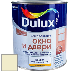 Краска DULUX LUXIUM ОКНА И ДВЕРИ полуматовая краска цвет NCS S 0510-G80Y 