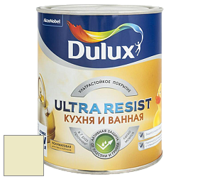 Краска DULUX LUXIUM ULTRA RESIST КУХНЯ И ВАННАЯ полуматовая ультрастойкая краска цвет 90YY 83/179 Spring Thaw
