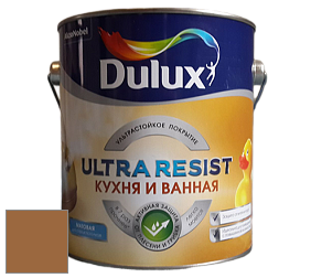Краска DULUX LUXIUM ULTRA RESIST КУХНЯ И ВАННАЯ матовая ультрастойкая краска цвет 90YR 18/378 