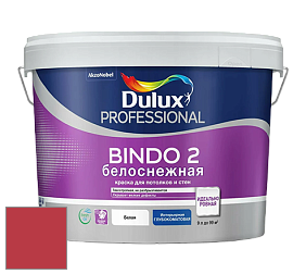 Краска DULUX LUXIUM BINDO 2 глубокоматовая краска цвет 15YR 16/594 
