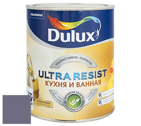 Краска DULUX LUXIUM ULTRA RESIST КУХНЯ И ВАННАЯ полуматовая ультрастойкая краска цвет 10RB 17/122 Pinot Noir