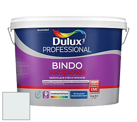 Краска DULUX LUXIUM BINDO НЕГОРЮЧАЯ 9л глубокоматовая краска цвет NCS S 0502-B50G 