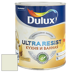 Краска DULUX LUXIUM ULTRA RESIST КУХНЯ И ВАННАЯ полуматовая ультрастойкая краска цвет 97YY 83/090 Watery Willow