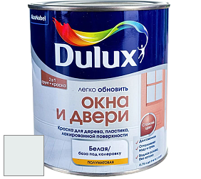 Краска DULUX LUXIUM ОКНА И ДВЕРИ полуматовая краска цвет NCS S 0502-B50G 