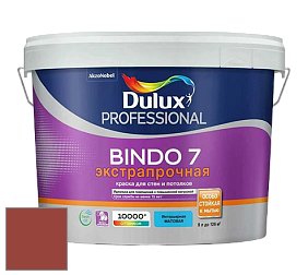 Краска DULUX LUXIUM BINDO 7 Экстрапрочная матовая краска цвет NCS S 3560-Y80R 