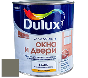 Краска DULUX LUXIUM ОКНА И ДВЕРИ полуматовая краска цвет 90YY 19/075 English Pinewood