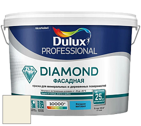 Краска DULUX LUXIUM DIAMOND ФАСАДНАЯ матовая краска цвет NCS S 0505-G90Y 