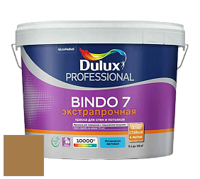 Краска DULUX LUXIUM BINDO 7 Экстрапрочная матовая краска цвет NCS S 4040-Y10R 