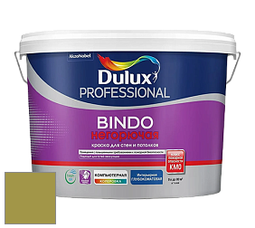 Краска DULUX LUXIUM BINDO НЕГОРЮЧАЯ 9л глубокоматовая краска цвет NCS S 3050-G70Y 
