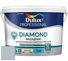 Краска DULUX LUXIUM DIAMOND ФАСАДНАЯ матовая краска цвет NCS S 2010-R70B 