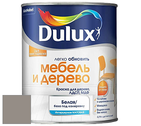 Краска DULUX LUXIUM МЕБЕЛЬ И ДЕРЕВО матовая краска цвет 00YY 28/055 