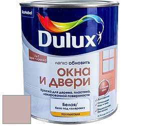 Краска DULUX LUXIUM ОКНА И ДВЕРИ полуматовая краска цвет 10YR 49/082 