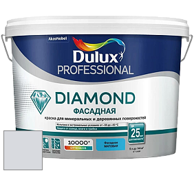 Краска DULUX LUXIUM DIAMOND ФАСАДНАЯ матовая краска цвет 50BB 72/032 Moon waves 6