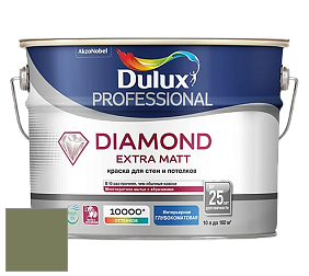 Краска DULUX LUXIUM DIAMOND EXTRA MATT глубокоматовая краска цвет RAL 6013 