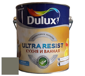 Краска DULUX LUXIUM ULTRA RESIST КУХНЯ И ВАННАЯ матовая ультрастойкая краска цвет 90YY 19/075 English Pinewood
