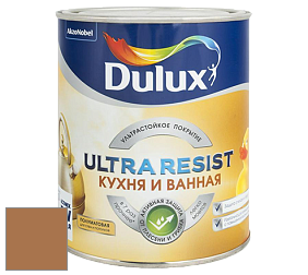 Краска DULUX LUXIUM ULTRA RESIST КУХНЯ И ВАННАЯ полуматовая ультрастойкая краска цвет NCS S 4040-Y30R 