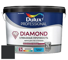 Краска DULUX LUXIUM DIAMOND MATT матовая краска цвет RAL 9004 