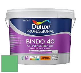 Краска DULUX LUXIUM BINDO 40 Специальная полуглянцевая краска цвет NCS S 1060-G10Y 