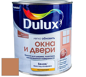 Краска DULUX LUXIUM ОКНА И ДВЕРИ полуматовая краска цвет NCS S 3040-Y40R 