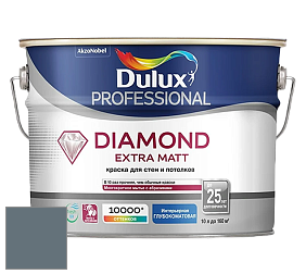 Краска DULUX LUXIUM DIAMOND EXTRA MATT глубокоматовая краска цвет 93BG 18/066 Murky Nights