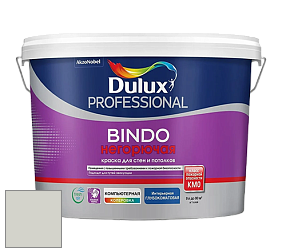 Краска DULUX LUXIUM BINDO НЕГОРЮЧАЯ 9л глубокоматовая краска цвет 96YY 66/036 Grey Chic